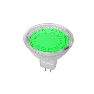 LED LÁMPA MR16 SMD2835 3W G5,3 12V 3000K ZÖLD