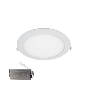 VÍZÁLLÓ LED PANEL KEREK 12W 6500K IP44+SÜRGŐSSÉGI KÉSZLETTEL