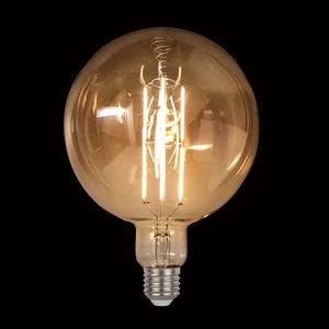 LED VINTAGE IZZÓ SZABÁLYOZHATÓ 8W E27 D200 2800-3200K ARANY