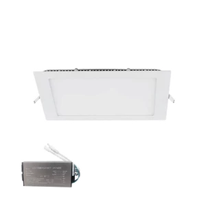 STELLAR LED PANEL SZÖGLETES FEL. 24W 4000K+SÜRGŐSSÉGI KÉSZLETTEL