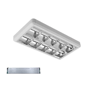 LENA-V LED 600mm 2X9W 6400K FELÜLETRE SZERELHETŐ 630X330mm +SÜRGŐSSÉGI KÉSZLETTEL