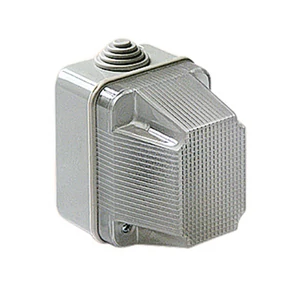 EC320 SURFACE WARNING LIGHT IP55 TRANSPARENT