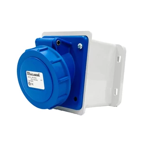 EC690 WALL MOUNT. SOCKET 32A IP67 1P+N+E 220-240V