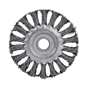 TWIST KNOT WIRE WHEEL BRUSH ANGLE GRIN D100mm