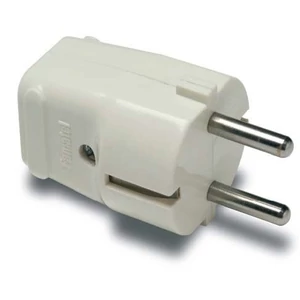Földelt dugvilla fehér, 16A-250V