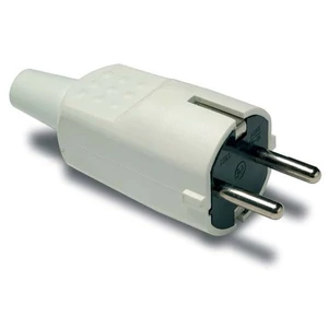 Földelt PVC lengővilla fehér 16A 250V