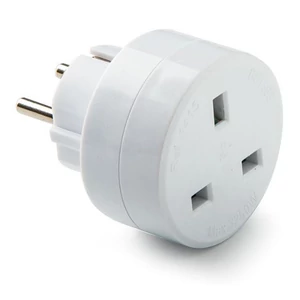 Háztartási csatlakozó adapter GB-EU 13A-250V