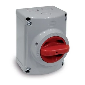 4 pólusú tokozott kapcsoló 20A IP67