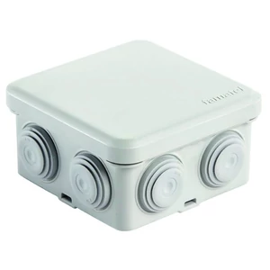 FK kötődoboz gumi bevezetővel 80x80x36mm/IP55 (régi csz:3002)