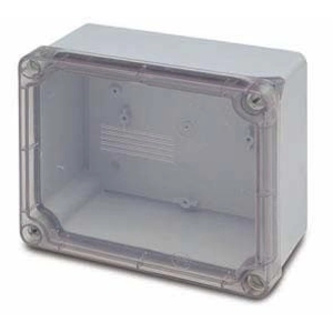 FK zárt doboz átlátszó tetővel 160x135x83mm  IP55