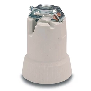Porcelán foglalat, E-40, 3/8G menet, szimmetrikus rögzítővel