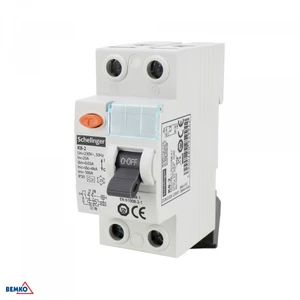 FI relé 2P 25A 30mA 230V AC+DC