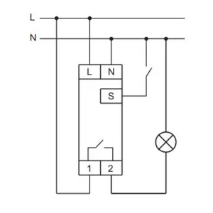 Időzítő WIFI-s  48-240V AC/DC okos otthon - Schelinger