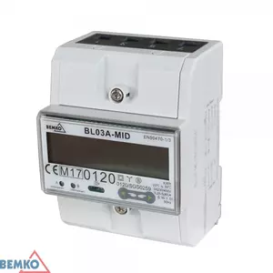 Fogyasztásmérő elekt. kijelzővel 0,25-5A (80A) 3 fázisú