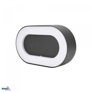 LED fali világítás 10W 4000K 850 lm IP65 203x123x45mm grafit