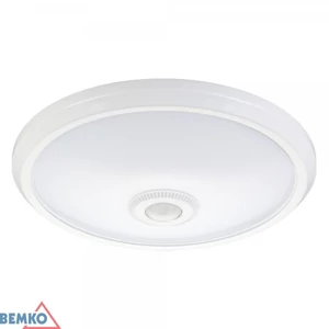 LED lámpa kör 12W IP20 alkony+mozgásérzékelős