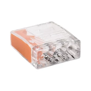 Vezetékösszekötő kompakt 3-as, max. 2,5mm2, 100db/csomag