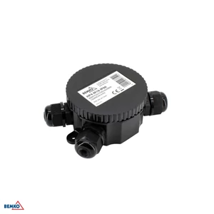 Kötődoboz+4db tömsz. 68x40mm/kerek/ IP66 BEMKO