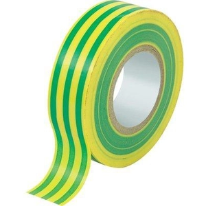 Szigetelő szalag, 20m, 19mm, sárga-zöld BEM