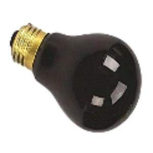 Fekete terrárium izzó A60 60W E27 Helios
