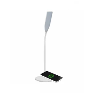 LED-es modern íróasztallámpa + vezeték nélküli telefontöltő
