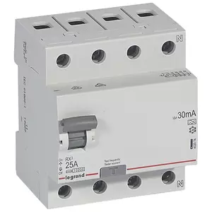 RX3 áram-védőkapcsoló 4P 25A A 30MA