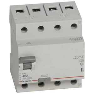 RX3 áram-védőkapcsoló 4P 40A A 30MA
