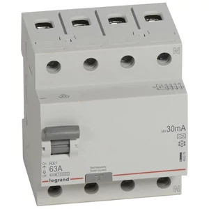 RX3 áram-védőkapcsoló 4P 63A A 30MA