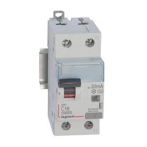 DX3 1P+N kombinált áram-védőkapcsoló C16 10000A / 10kA 30MA A típus