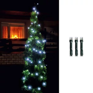 LED-es fényfüzér, 200LED, 8pr., hidegfehér, kültéri