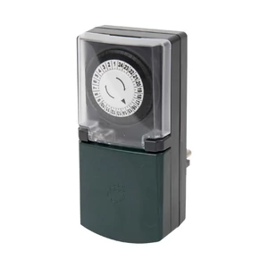 Mechanikus kültéri időzítő óra, 24h / 30 perc