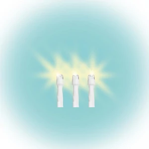LED-es izzósor, 10 m / 200 LED, sorolható, melegfehér
