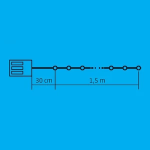Micro LED-es gyöngy fényfüzér