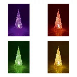 LED-es asztali dísz, fenyőfa