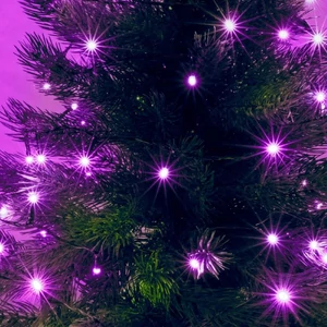 LED-es beltéri fényfüzér, PINK, 50 LED
