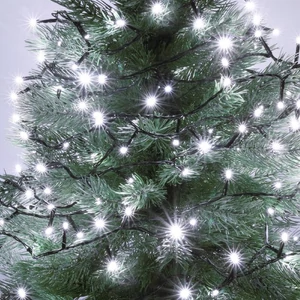 LED-es beltéri fényfüzér, hidegfehér, 100 LED