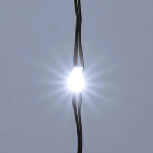 Micro LED-es fényfüzér-köteg, hidegfehér, zöld vezeték, IP44, dimmer