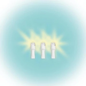 LED-es fényfüggöny, 2x1 m / 210 LED, sorolható, melegfehér