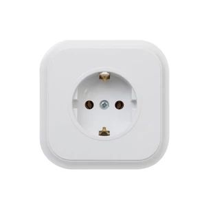 ECO földelt dugalj kerettel, fehér IP20