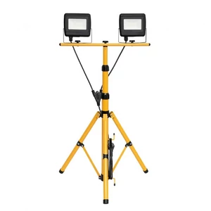 LED fényvető, állványos, 2x30W, 4000 lm, IP65
