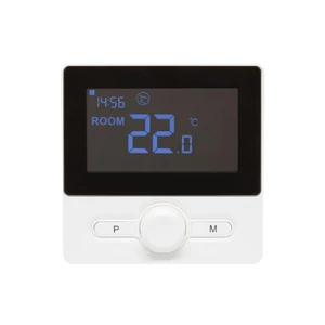 Home THE25B digitális termosztát, falra szerelhető, programozható, ablaknyitás-érzékelés, fagyvédelmi funkció, fekete