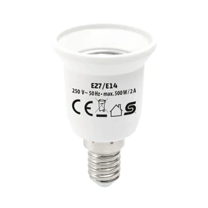 Foglalat átalakító adapter E27/E14