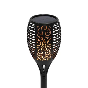 Home MX 300 napelemes kerti fáklya, 72 LED, automatikus, napelem és töltő, időjárásálló
