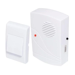 HOME DB 0600DC vezeték nélküli csengő, max. 60 m hatótáv, 32 dallam, LED fényjelzés, elemes tápellátás DB 0600DC