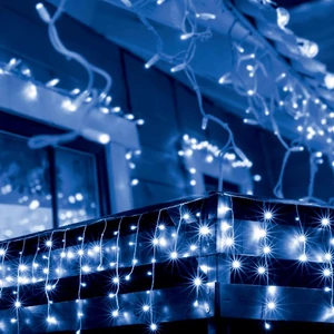 LED-es fényfüggöny, 300 db kék LED