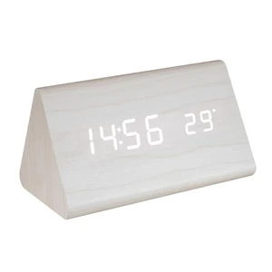 Home OC 07 digitális LED ébresztőóra, tapsra aktiválható fehér kijelző, dátum és hőmérséklet kijelzés, ébresztés, elemes tápellátás OC 07