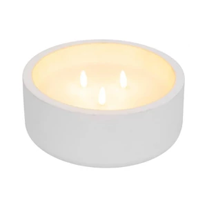 LED-es kő-mécses, 3 LED, Ø20x8 cm CDL 20