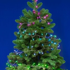 iSparkle microLED-es cluster fényfüzér, SMART, RGB, 120 LED, IP44 LEDS120V-C