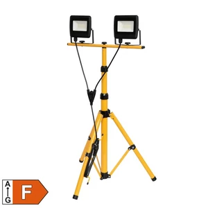 LED fényvető, állványos, 2x30W, 4000 lm, IP65 FLL STAND 2/30