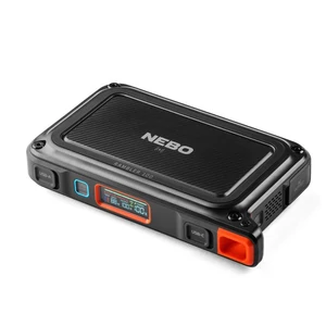NEBO NEB-PST-0004-G Rambler PS100, PowerBank, 95,9 Wh, 2x USB-A (2,4 A), 1x USB-C PD (45W), szolárpanel kompatibilis, 385 lm lámpa NEB-PST-0004-G